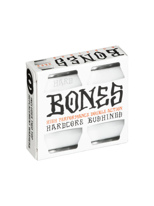Bushings   Bones Bushings (Jeu De 4 Gommes) Hard White, vue de la boite
