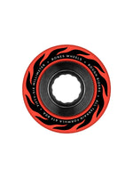 Bones Wheels (Jeu De 4) Atf 56Mm Rough Riders Flame 80A Red  - Roues de skate