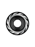 Roues de skate   Bones Wheels (Jeu De 4) Atf 59Mm Rough Riders Flame 80A Blk, vue face avant