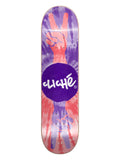 Planches de skate   Cliche Deck Peace Rhm Purple Red 8.0 X 31.56 Wb 14, vue de dessous