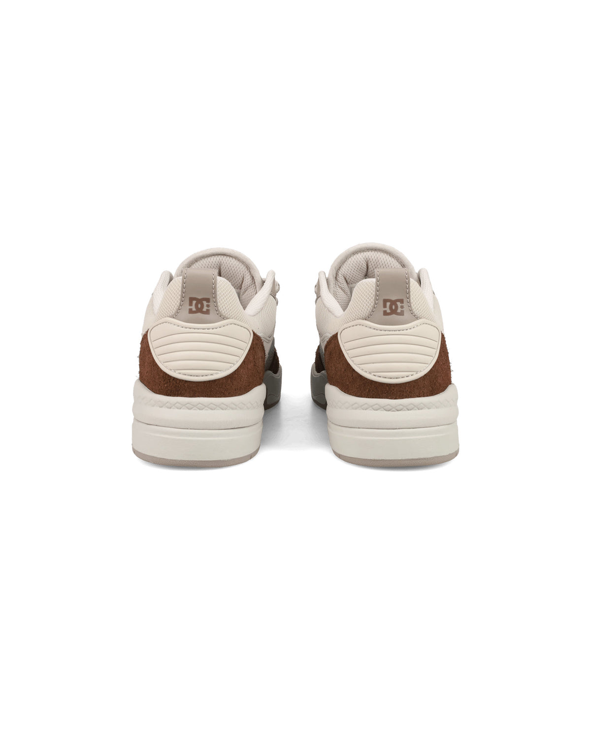 Chaussures de skateboard Dc shoes Ascend (211) Brown/Tan/Off White, vue d'arrière