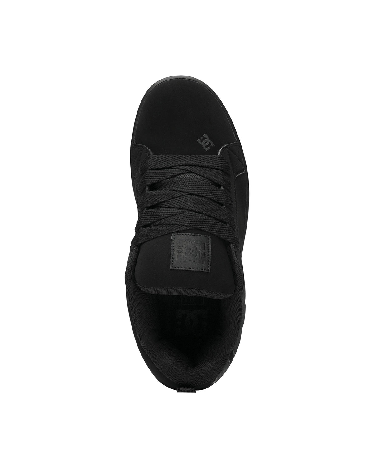 Chaussures de skateboard Dc shoes Court Graffik (3Bk) Black/Black/Black, vue du dessus