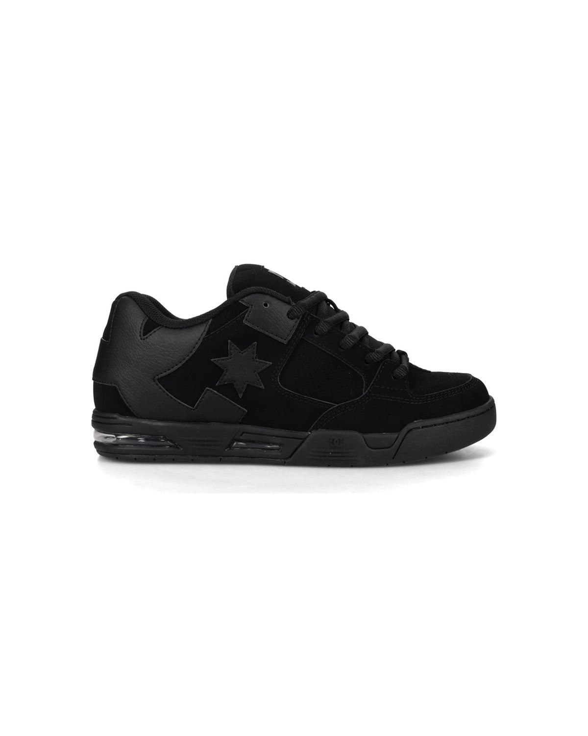 Chaussures de skateboard Dc shoes Dc Command (004) Black/Black, vue de profil
