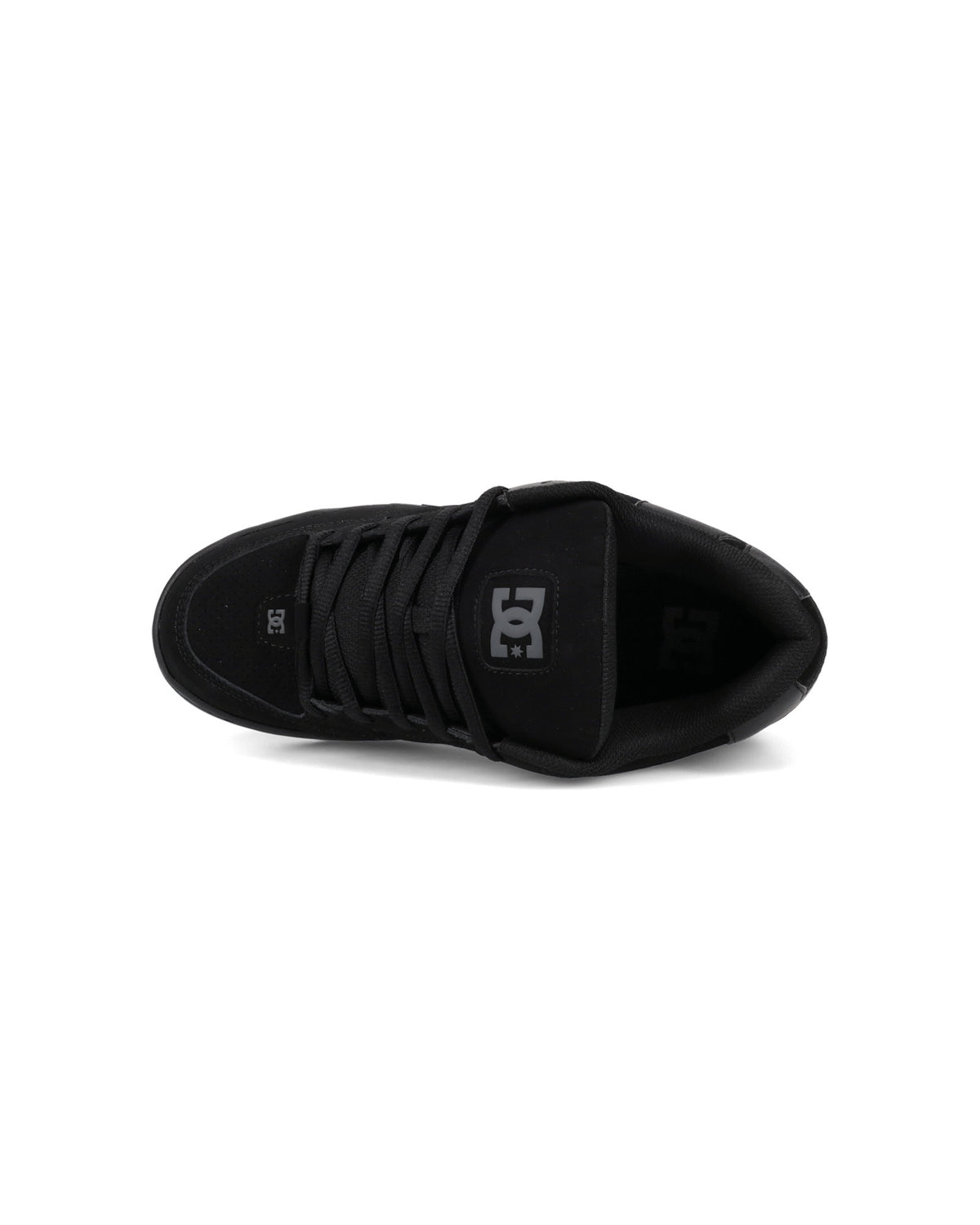 Chaussures de skateboard Dc shoes Dc Command (004) Black/Black, vue du dessus

