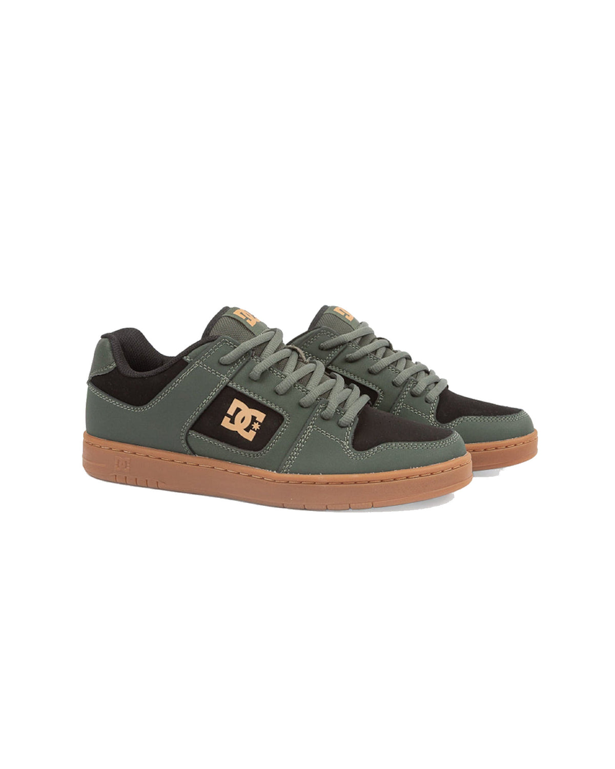 Chaussures de skateboard Dc shoes Manteca 4 (De0) Deep Forest, vue de ¾ face