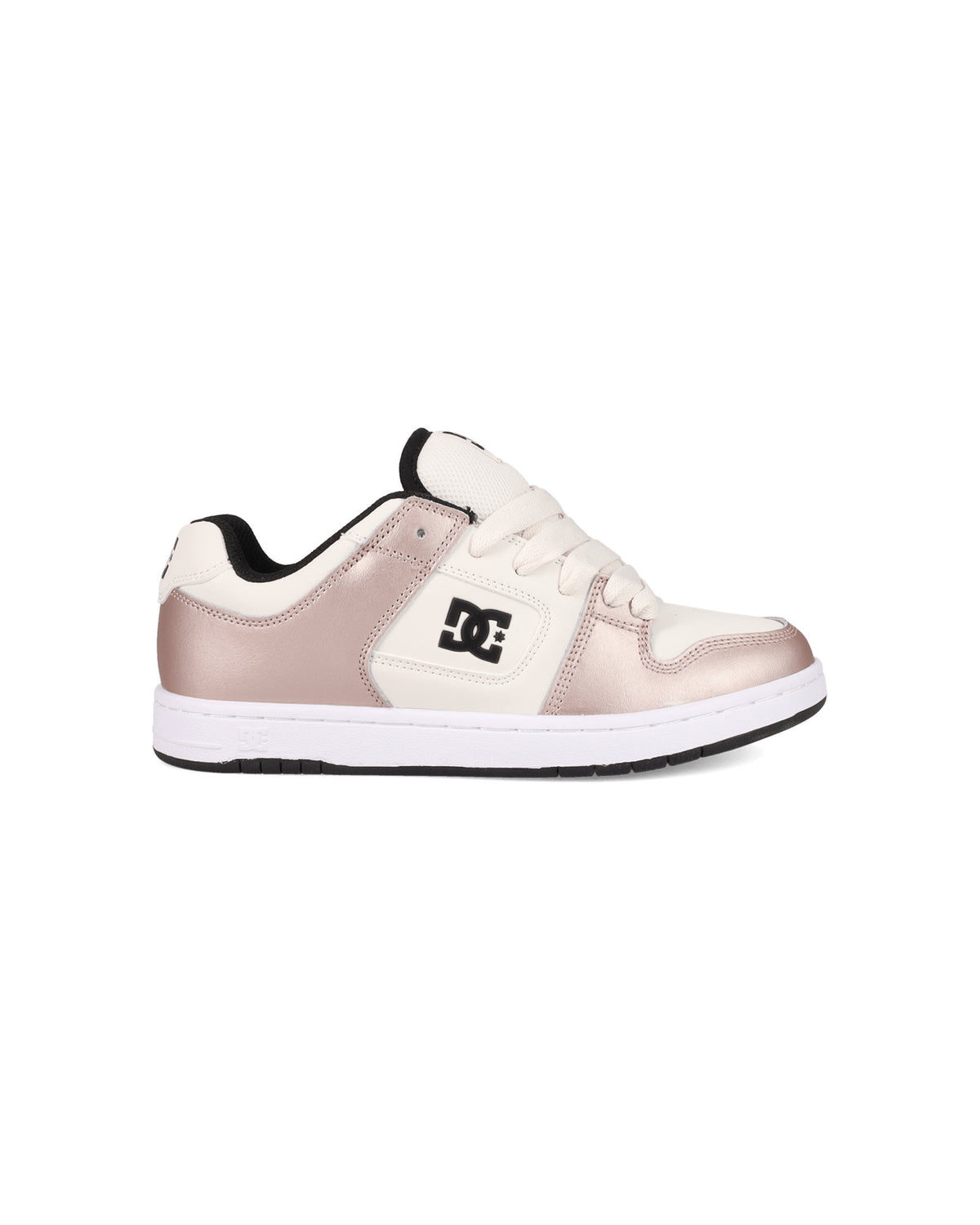 Chaussures de skateboard Dc shoes Manteca 4 (657) Rose Gold/Off White, vue de profil