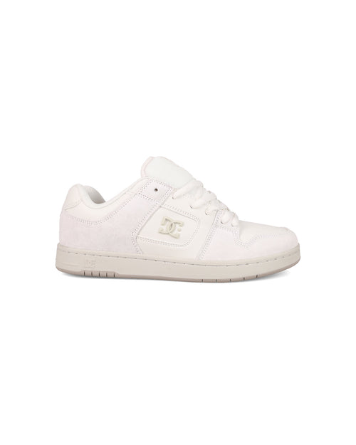 Chaussures de skateboard Dc shoes Manteca 4 S (102) Off White, vue de profil
