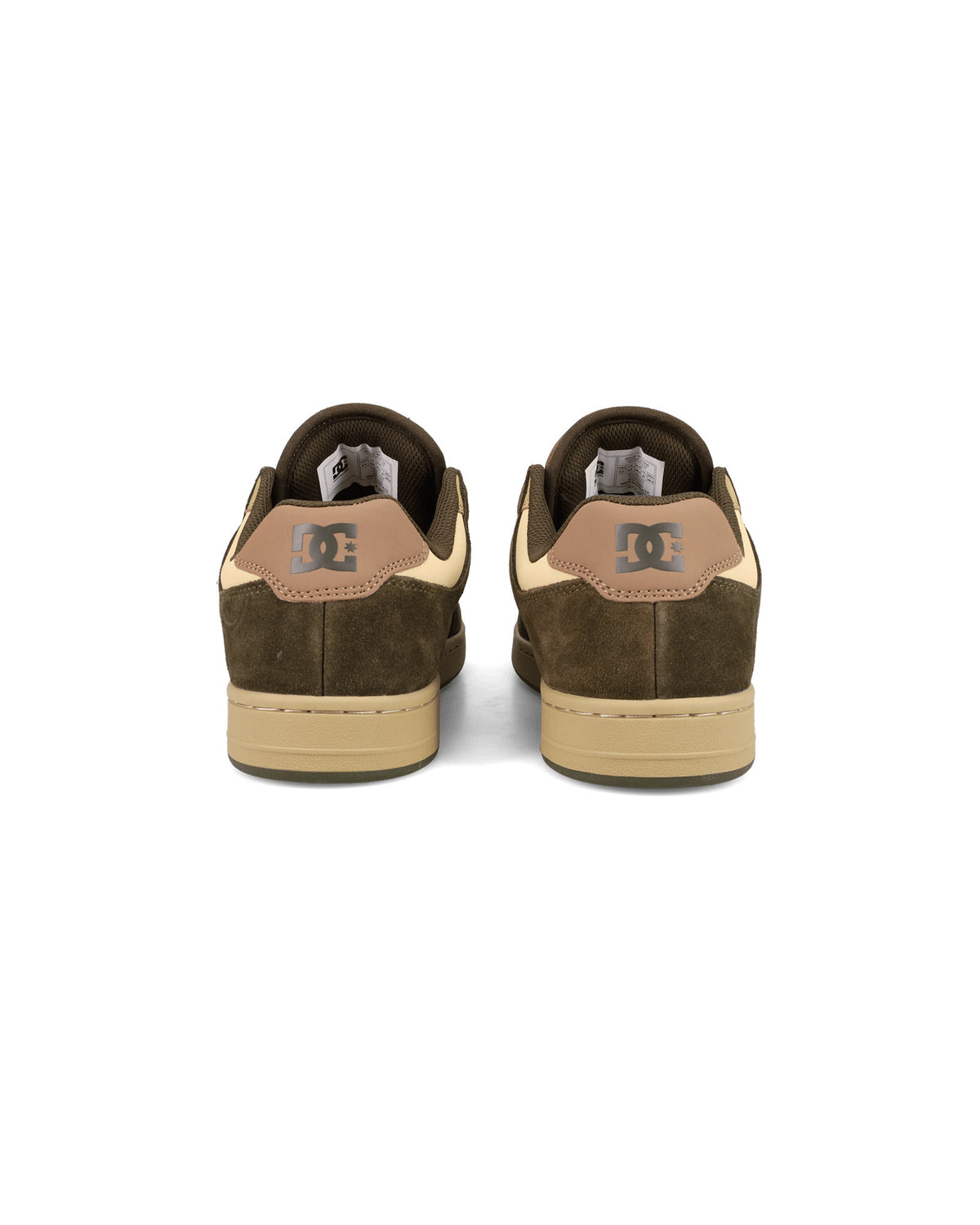 Chaussures de skateboard Dc shoes Manteca 4 S (301) Olive/Tan, vue d'arrière