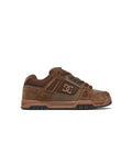Chaussures de skateboard Dc shoes Stag (Bng) Brown/Gum, vue de profil