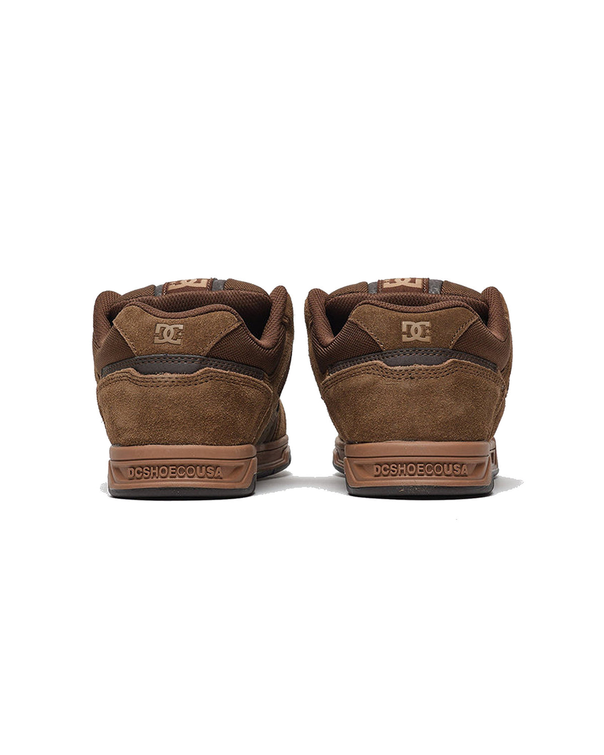 Chaussures de skateboard Dc shoes Stag (Bng) Brown/Gum, vue de derrière