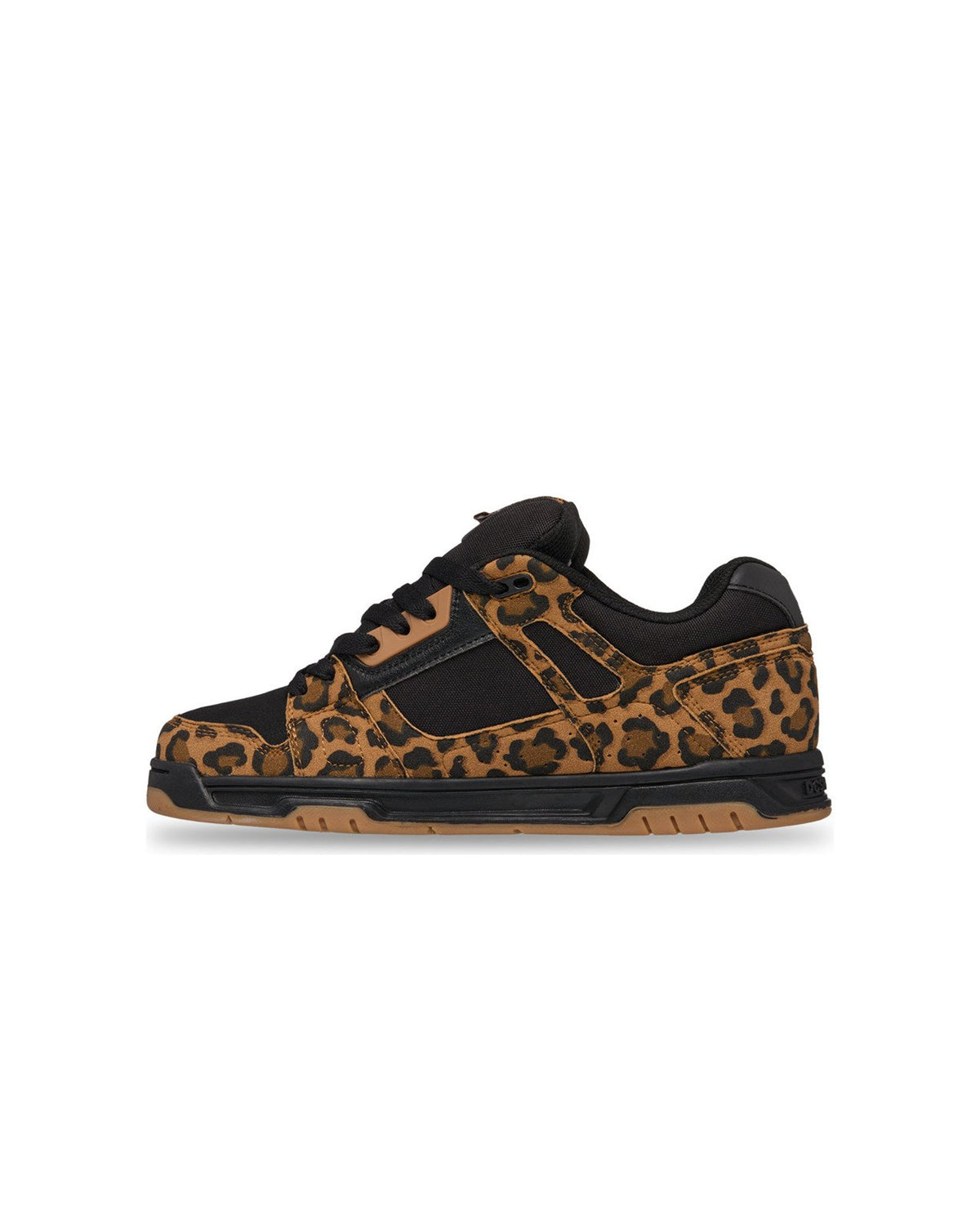 Chaussures de skateboard Dc shoes Stag (Cbl) Cheetah Black, vue de profil