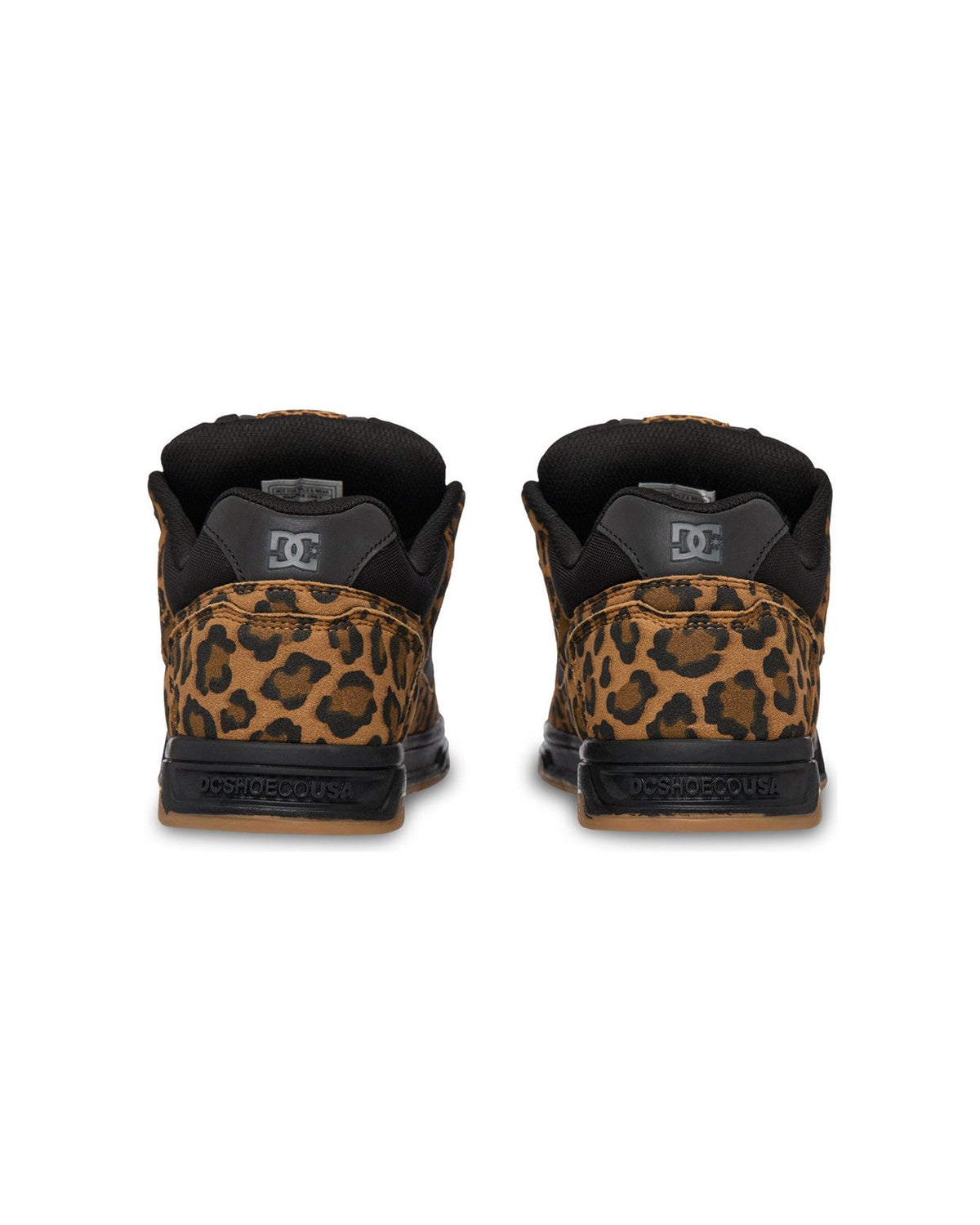 Chaussures de skateboard Dc shoes Stag (Cbl) Cheetah Black, vue de derrière