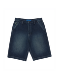 Shorts Dc shoes Baggy Denim Jort Dark Denim, vue de face a plat