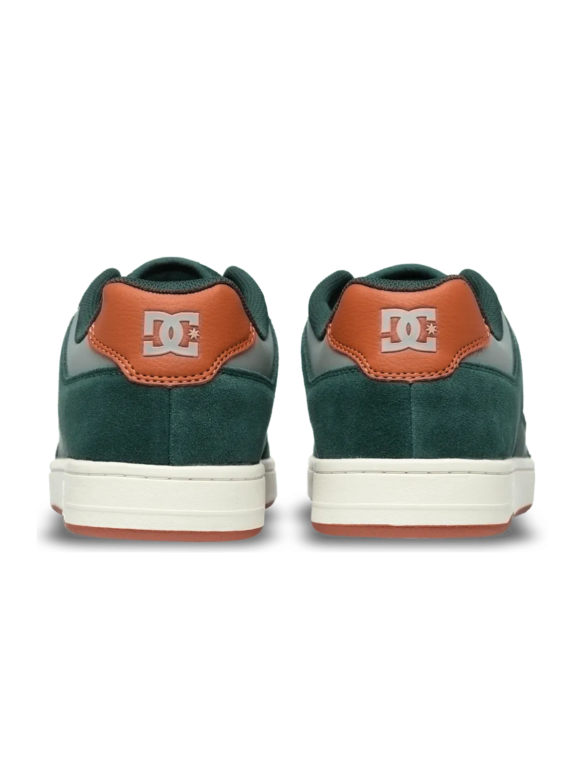 Chaussures de skateboard Dc shoes Manteca 4 S Dc Navy/Orange, vue de la paire face arrière