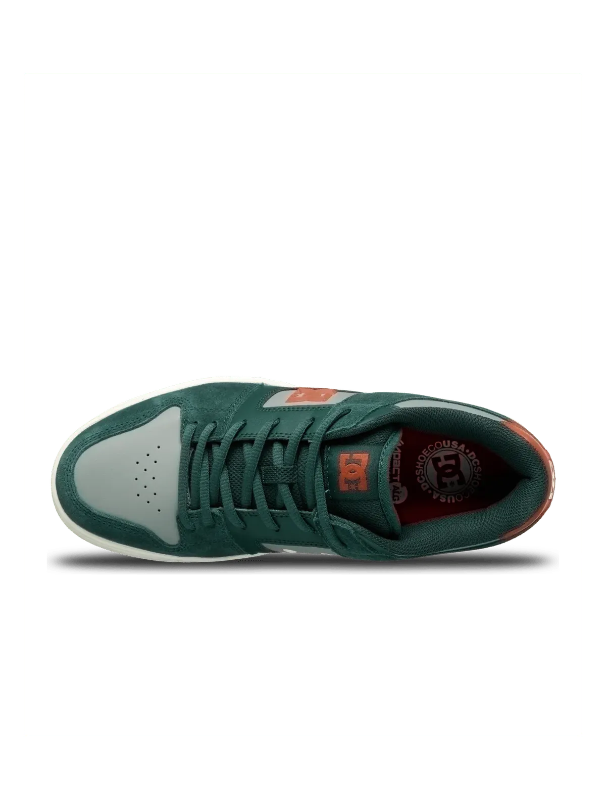 Chaussures de skateboard Dc shoes Manteca 4 S Dc Navy/Orange, vue de dessus