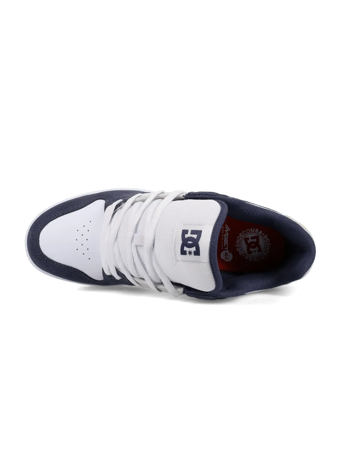Chaussures de skateboard Dc shoes Manteca 4 S Navy/Off White/White, vue de dessus