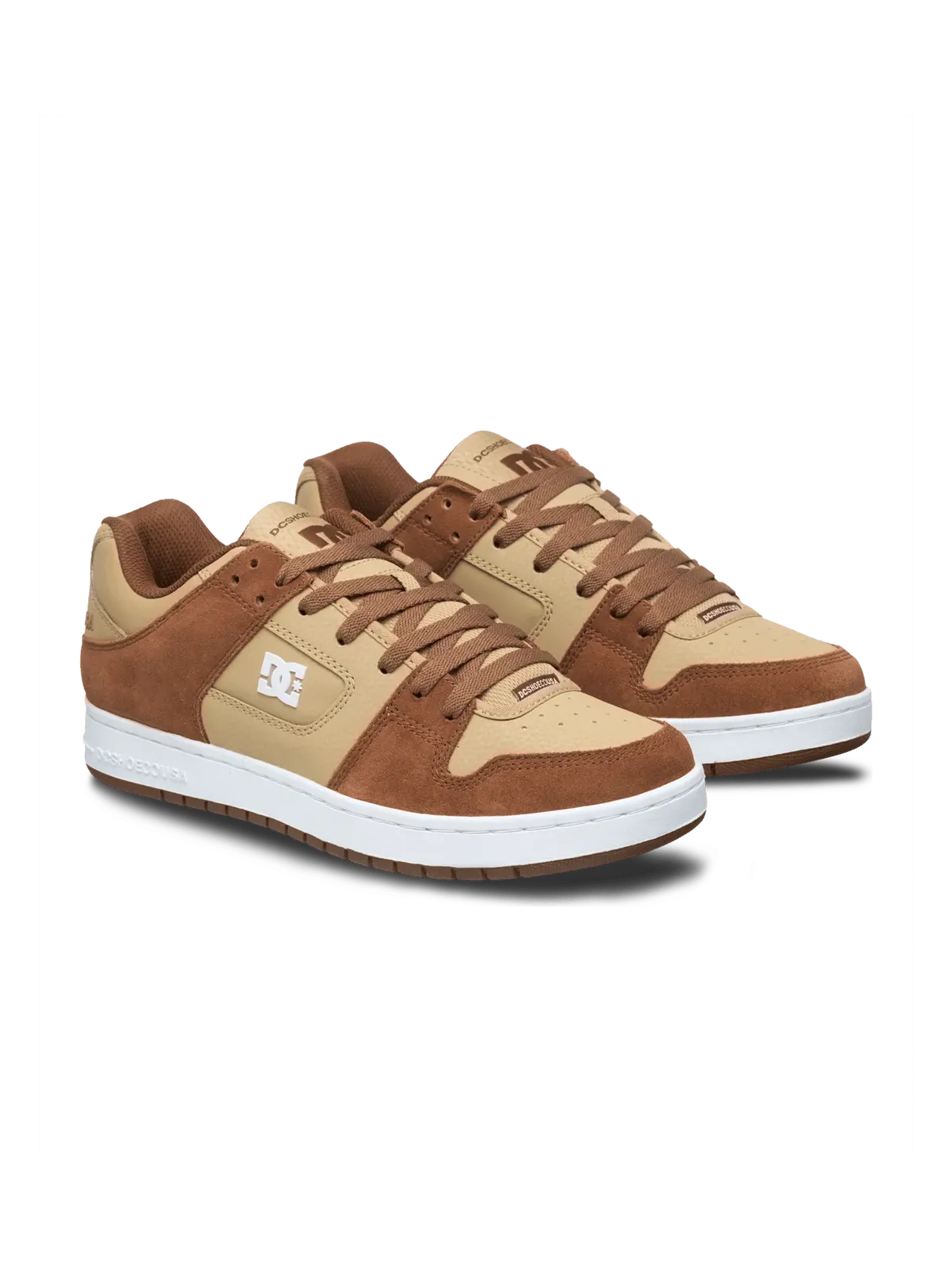 Chaussures de skateboard Dc shoes Manteca Se Incense, vue de ¾ de la paire