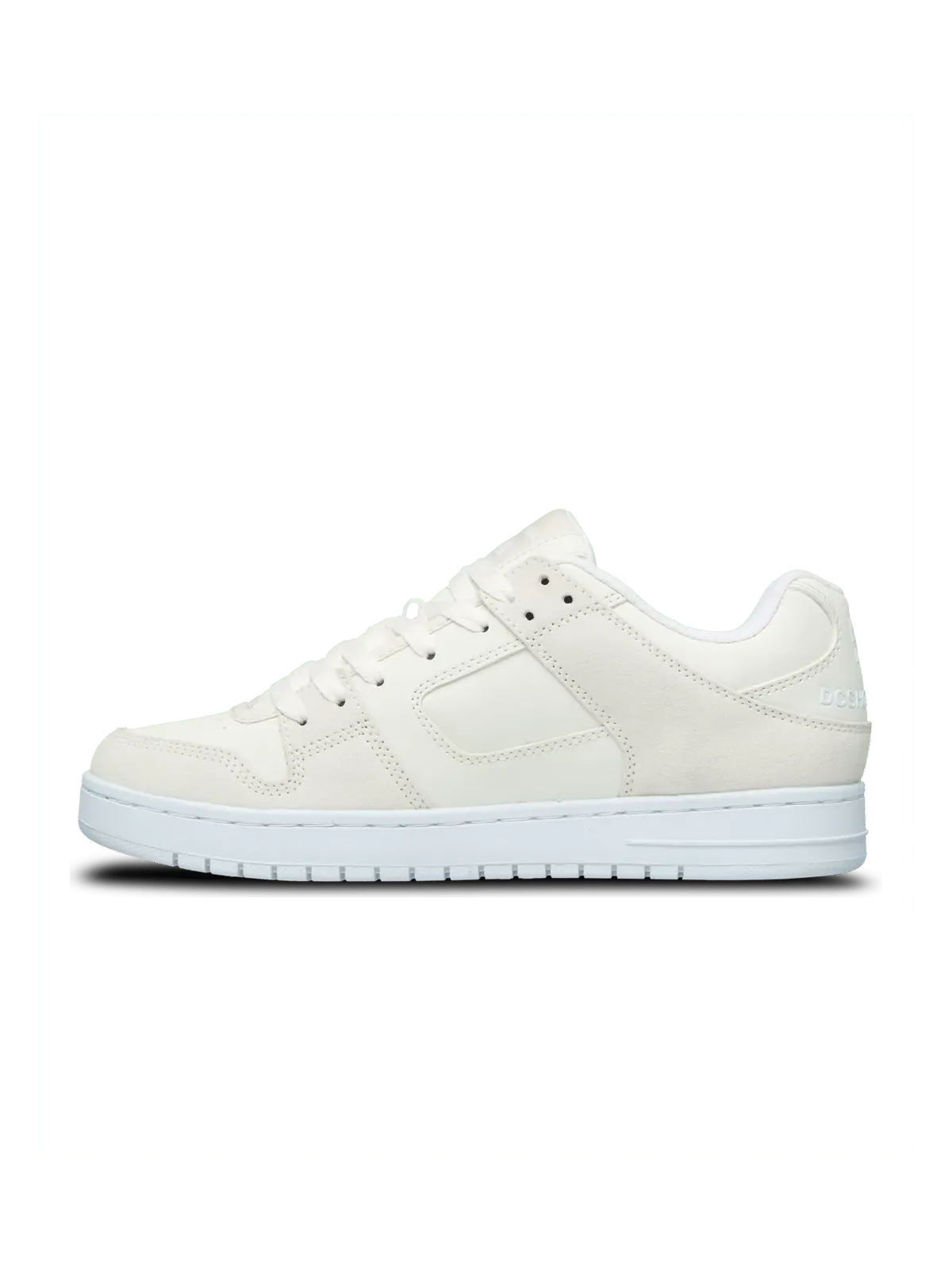 Chaussures de skateboard Dc shoes Manteca Se Off White, vue de coté
