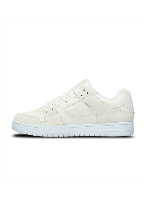 Chaussures de skateboard Dc shoes Manteca Se Off White, vue de coté