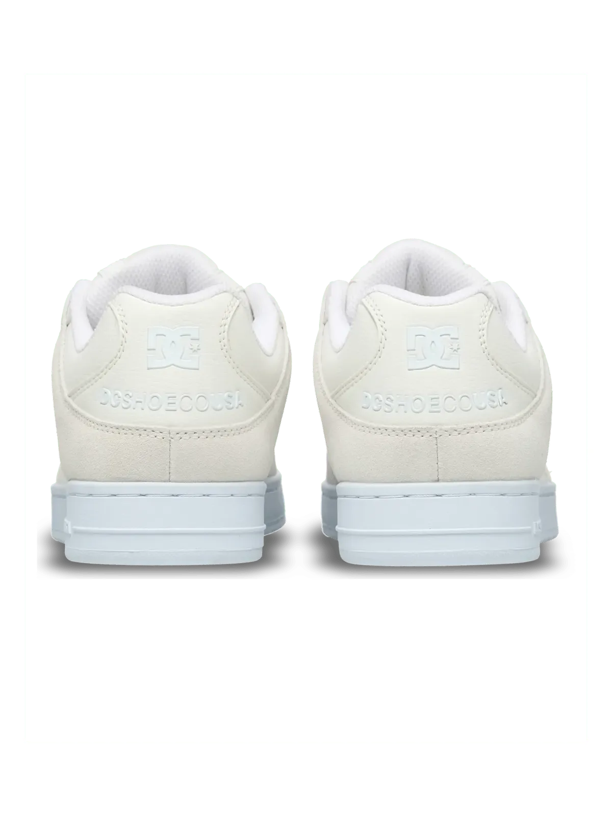 Chaussures de skateboard Dc shoes Manteca Se Off White, vue de la paire face arrière