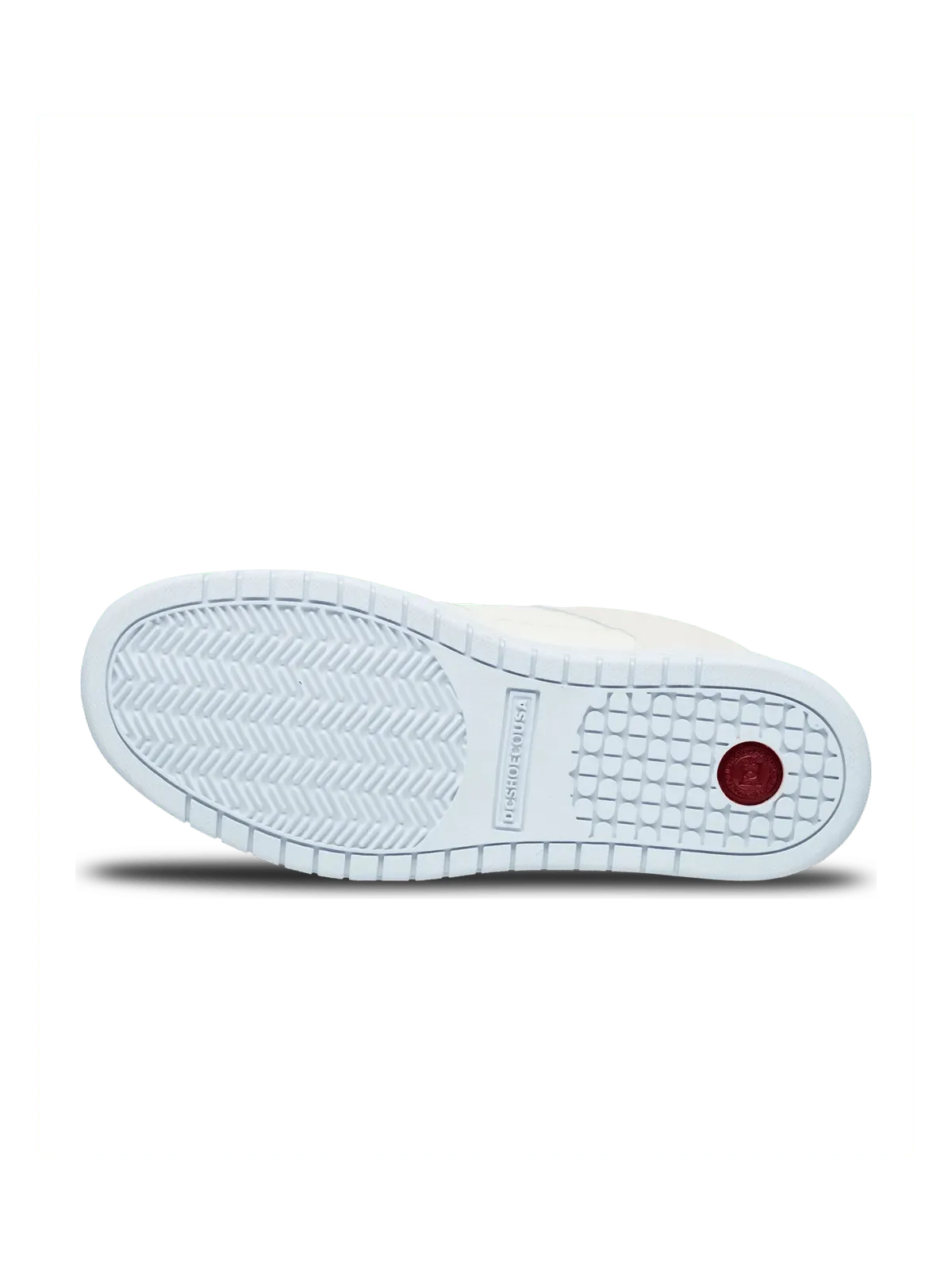 Chaussures de skateboard Dc shoes Manteca Se Off White, vue de dessous de la semelle