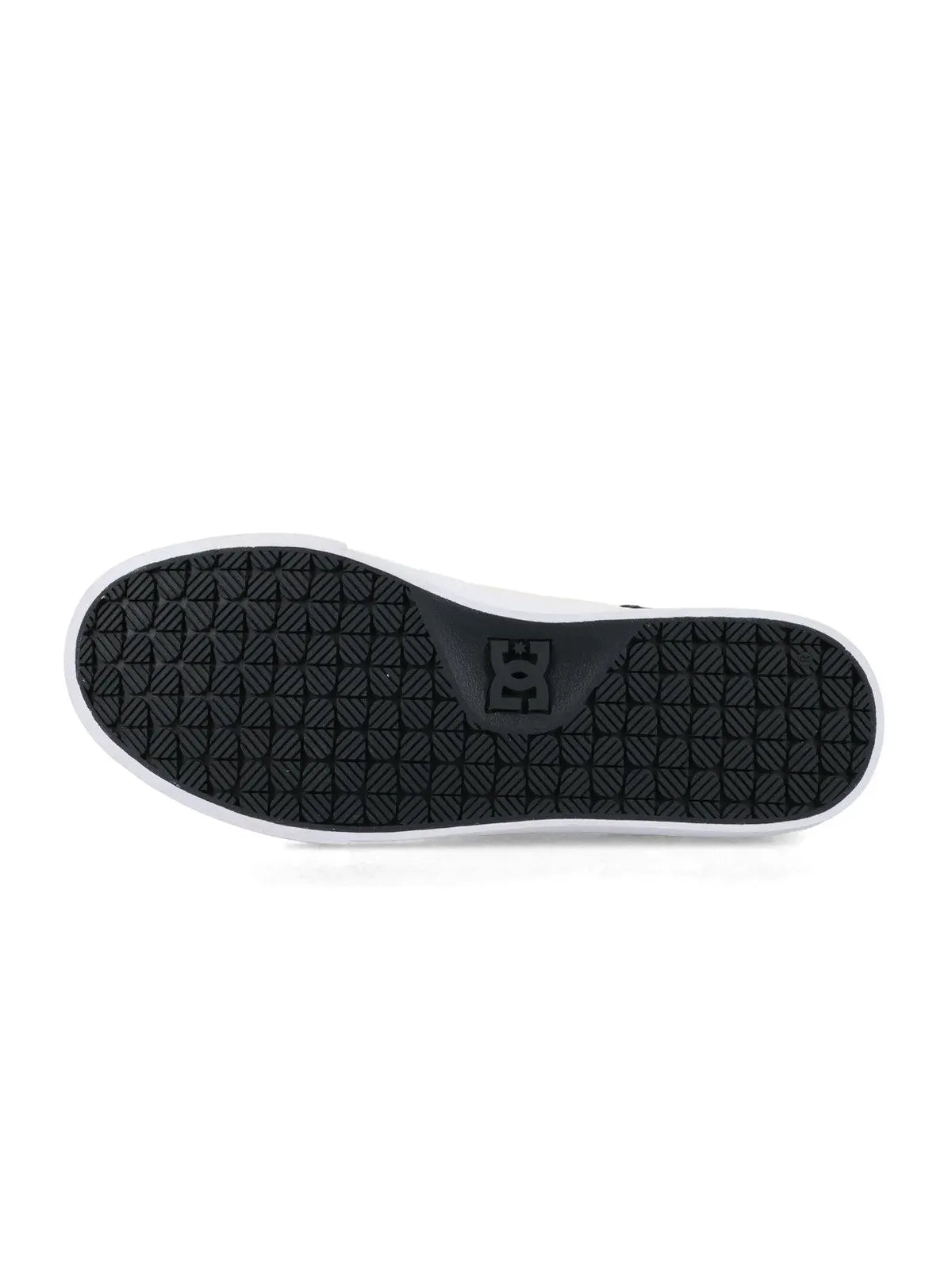 Chaussures de skateboard Dc shoes Onyx S Grey/Off White/Orange, vue de dessous de la semelle