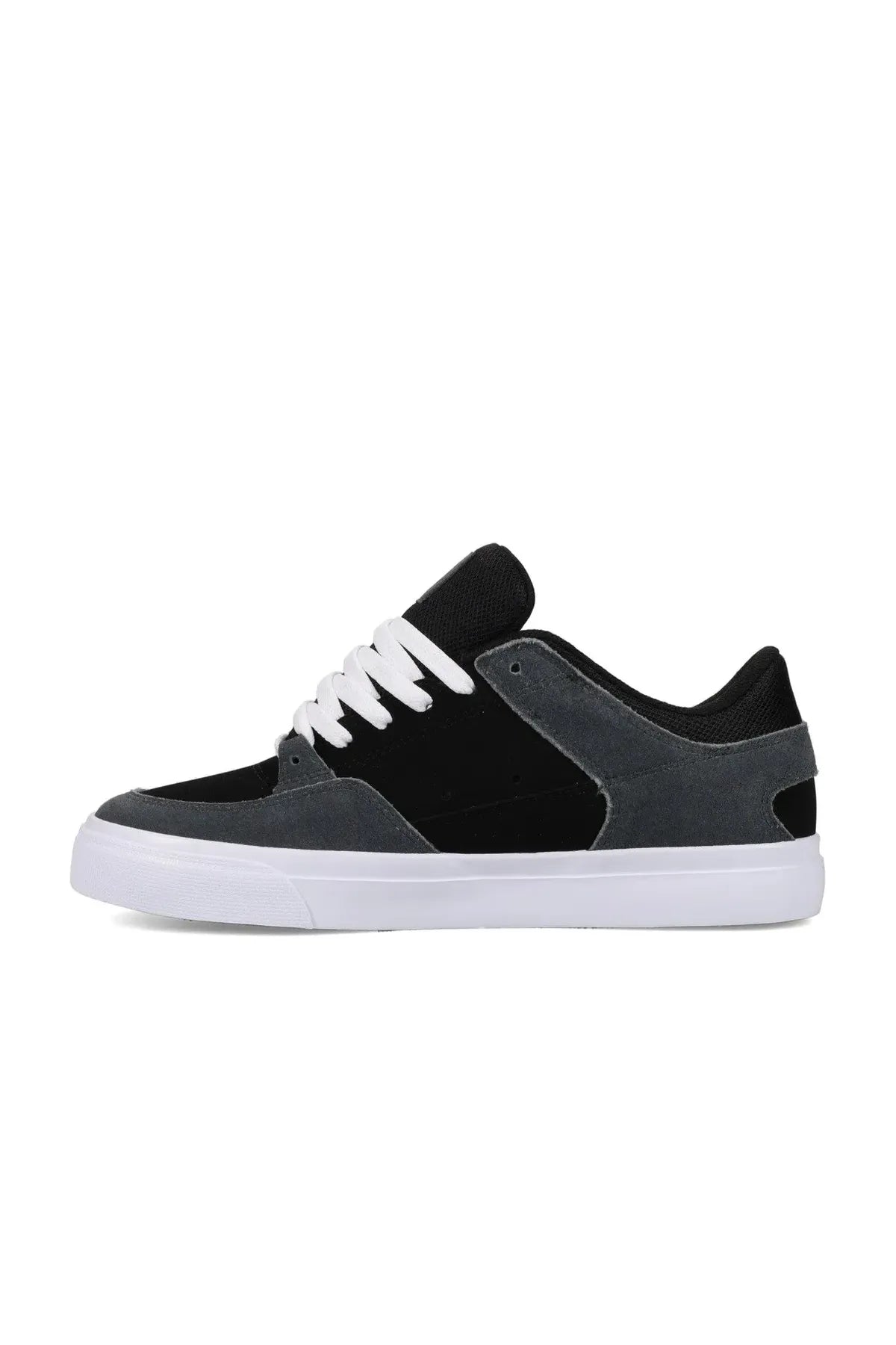 Chaussures de skateboard Dc shoes Onyx S Wm Black/Grey/White, vue de coté
