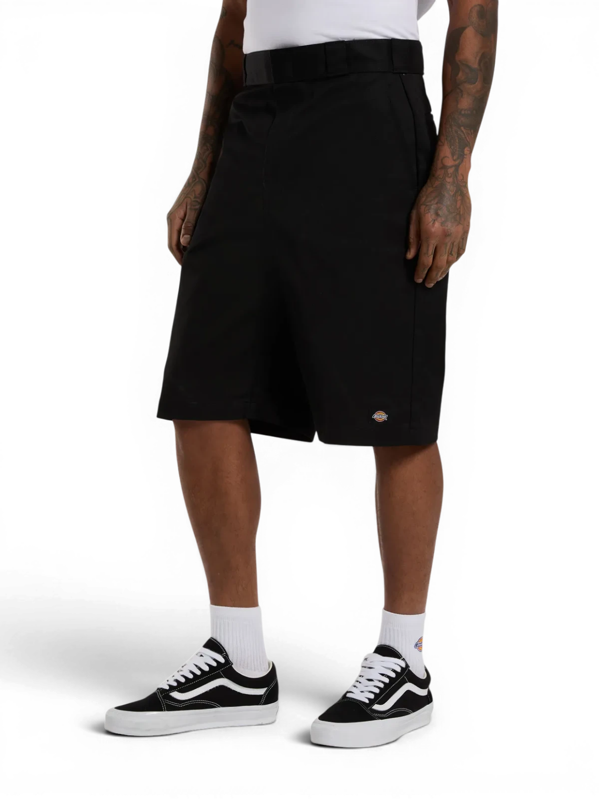 Shorts Dickies 13In Mlt Pkt W/St Rec Black, vue portée de face