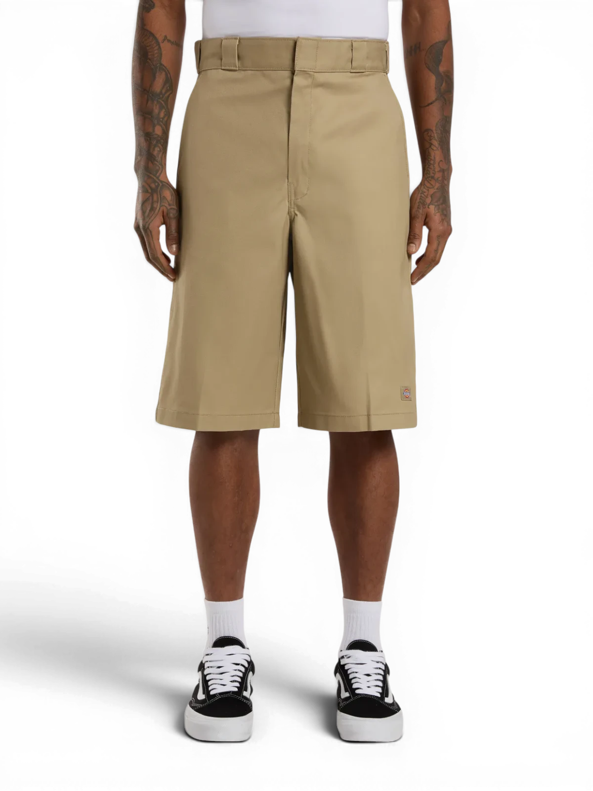 Shorts Dickies 13In Mlt Pkt W/St Rec Khaki, vue portée de face
