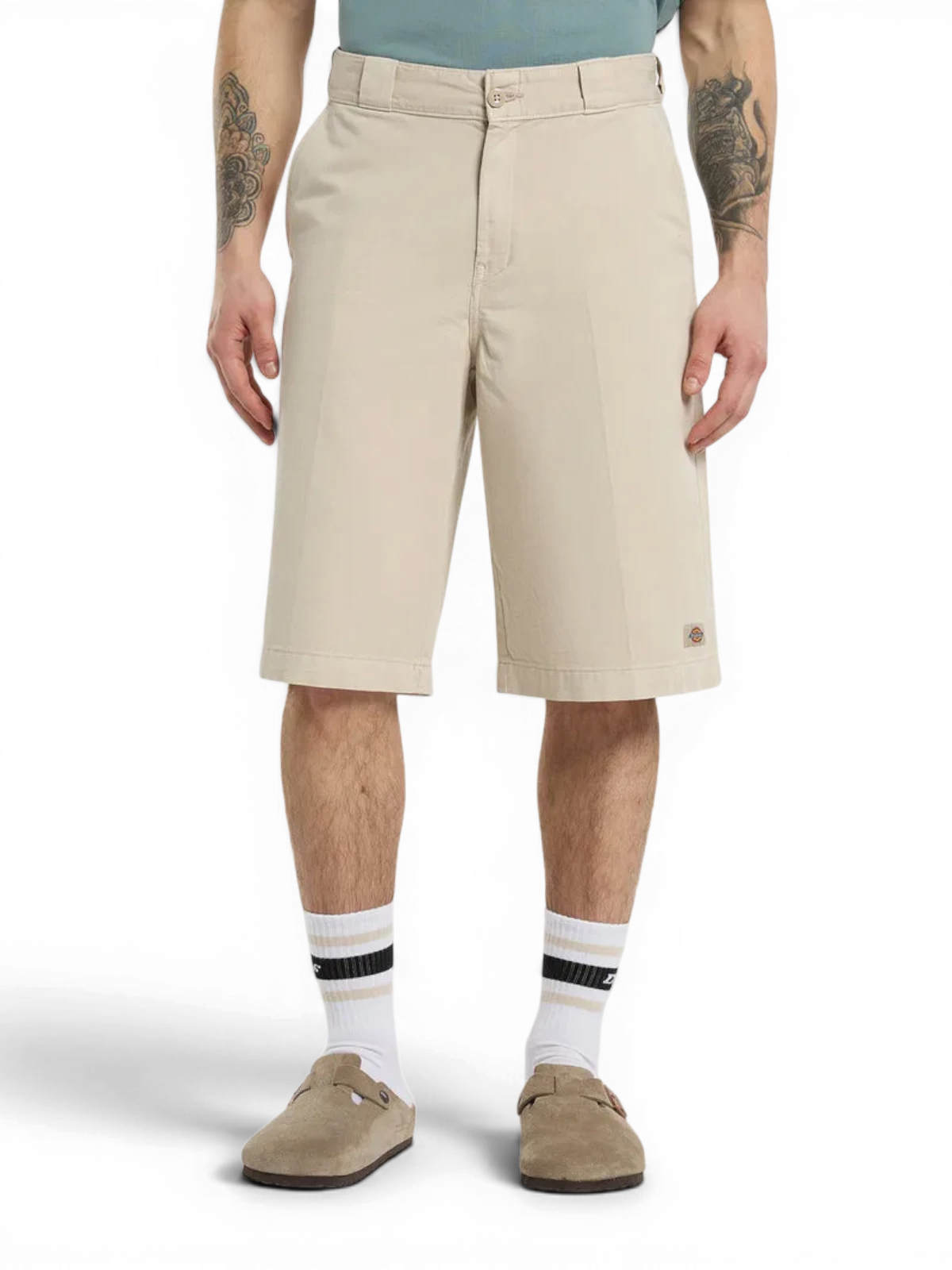 Shorts Dickies 247 Gd 13 Inch Work Short Stone, vue portée de face