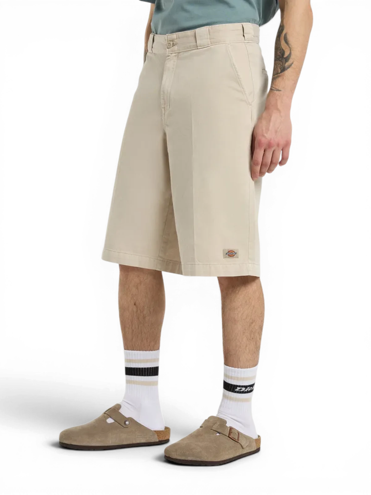 Shorts Dickies 247 Gd 13 Inch Work Short Stone, vue portée de ¾