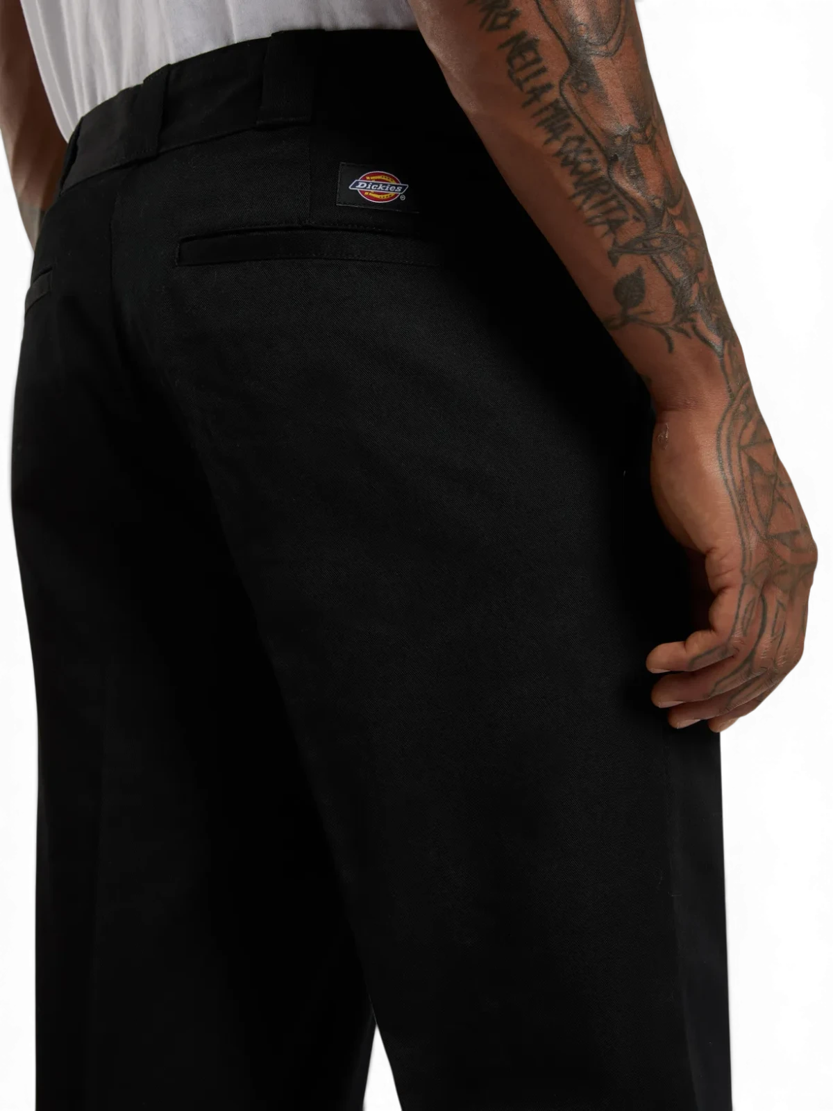 Pantalons Dickies 247 Regular Work Pant Black, vue détail arrière pantalon