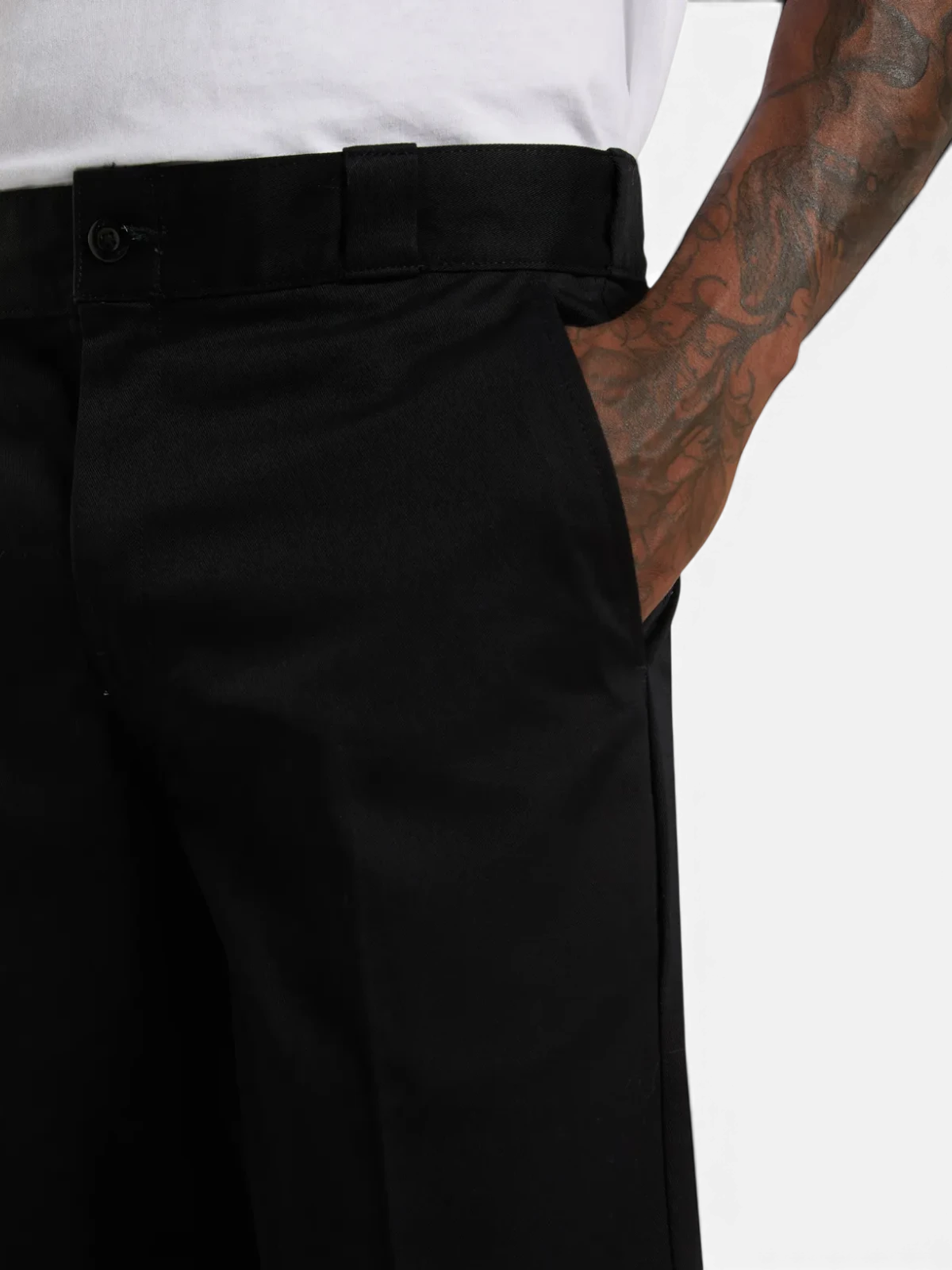 Pantalons Dickies 247 Regular Work Pant Black, vue détail face avant pantalon