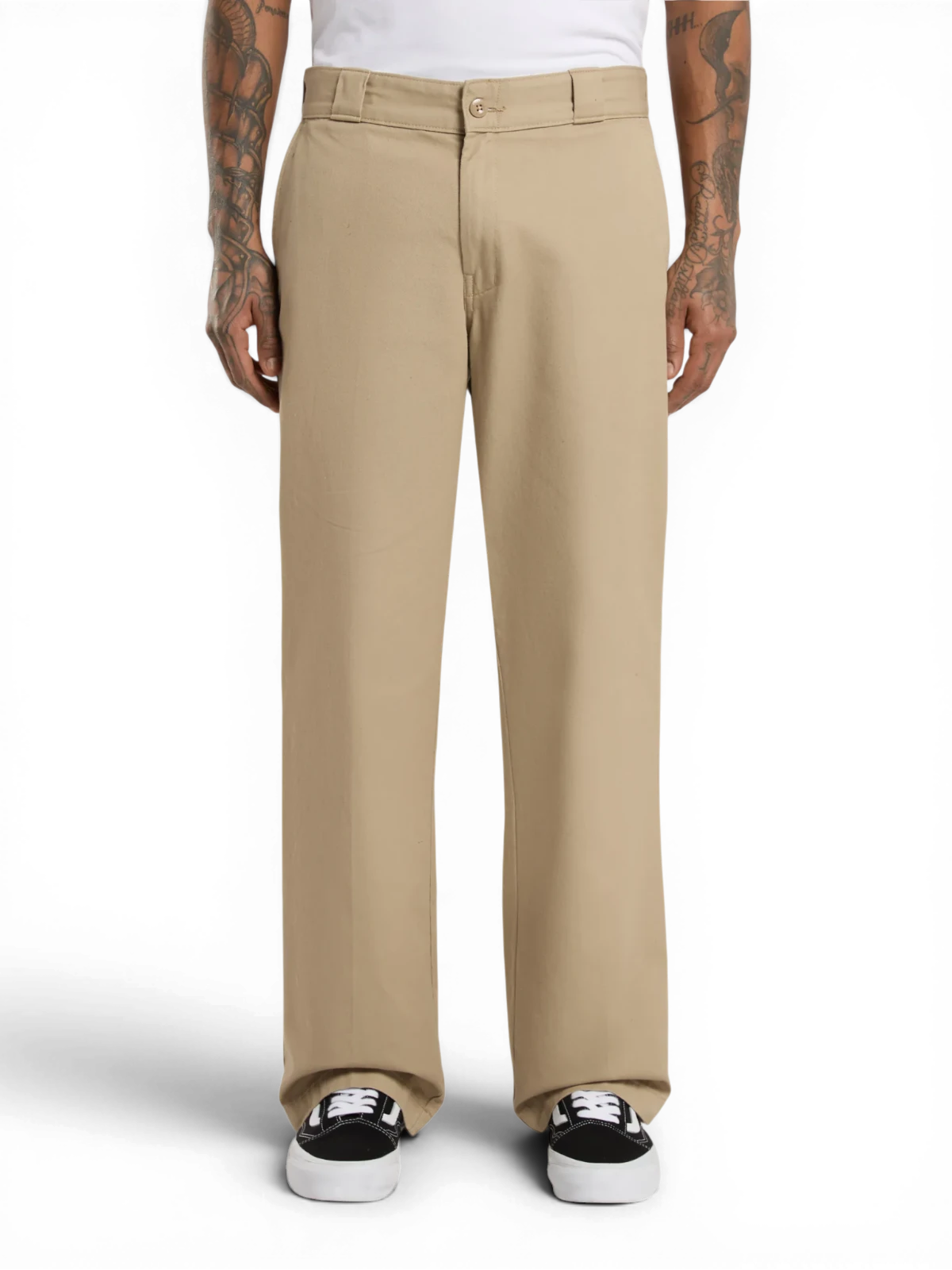 Pantalons Dickies 247 Regular Work Pant Desert Sand, vue portée de face