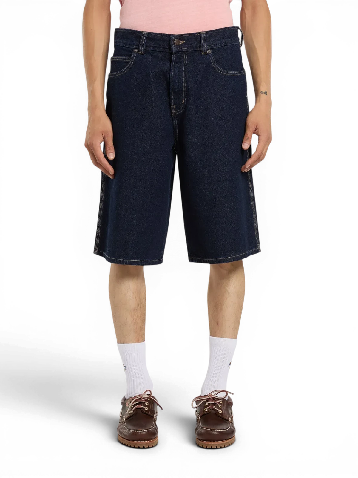 Shorts Dickies 958 13 Inch Loose Short J Rinsed, vue portée de face