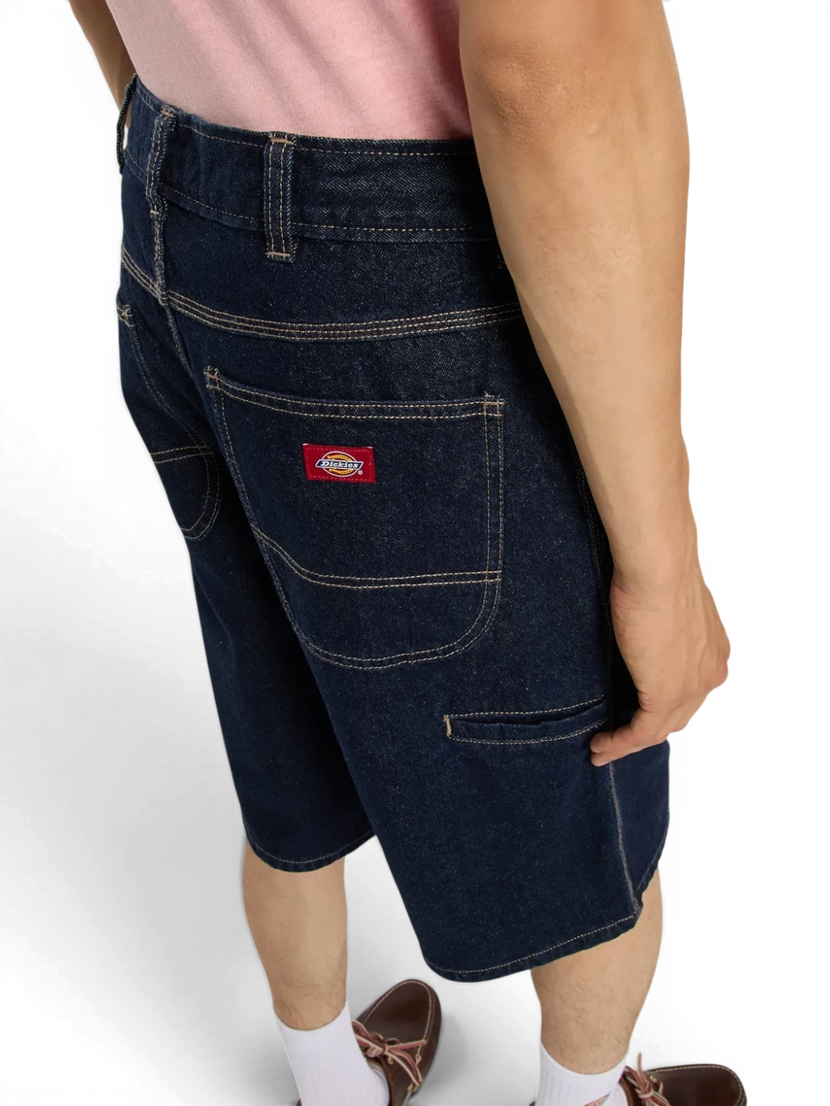 Shorts Dickies 958 13 Inch Loose Short J Rinsed, vue détail short portée