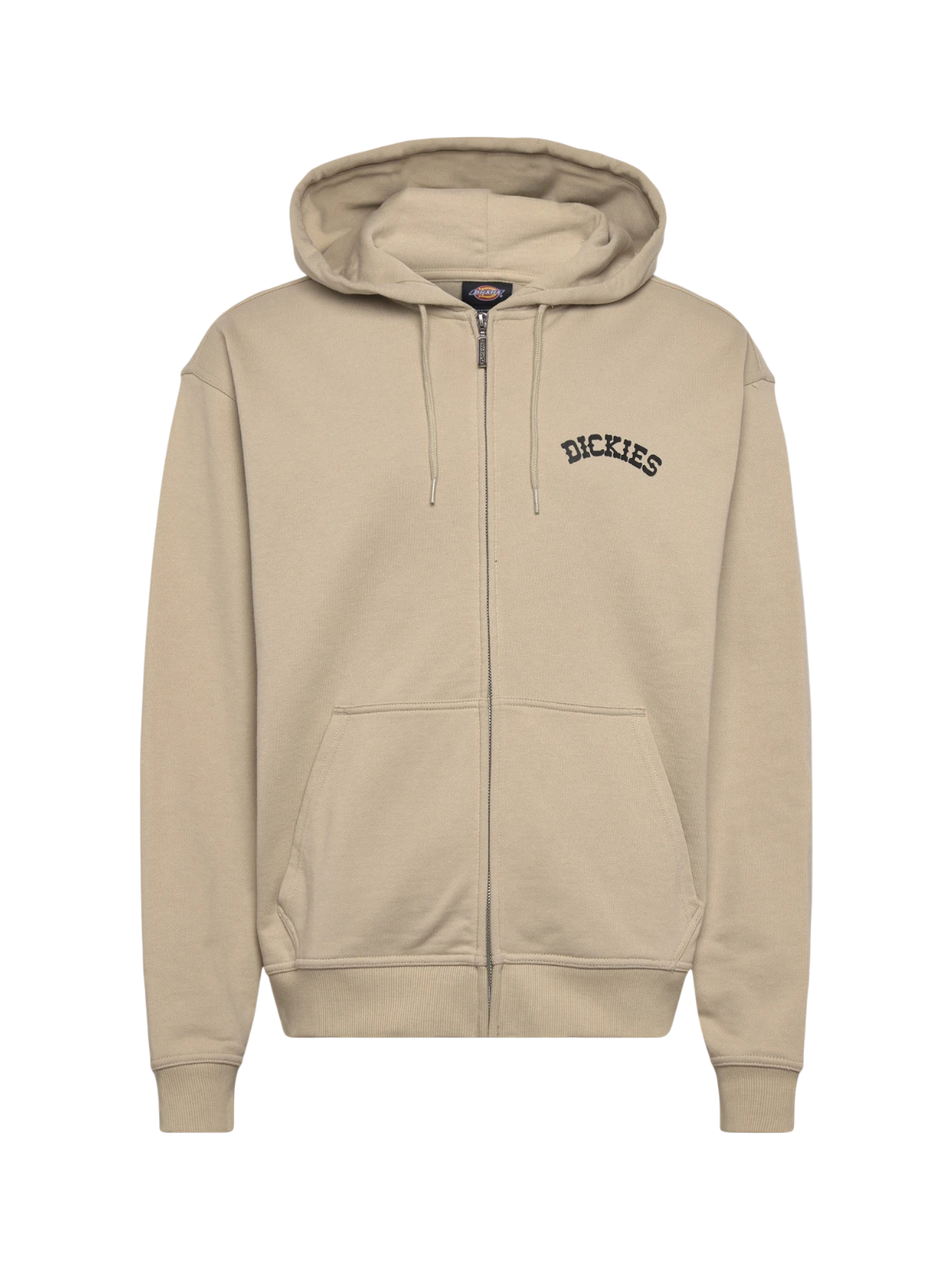 Sweatshirts Dickies Bettsville Fz Hoodie Eucalyptus, vue de face a plat