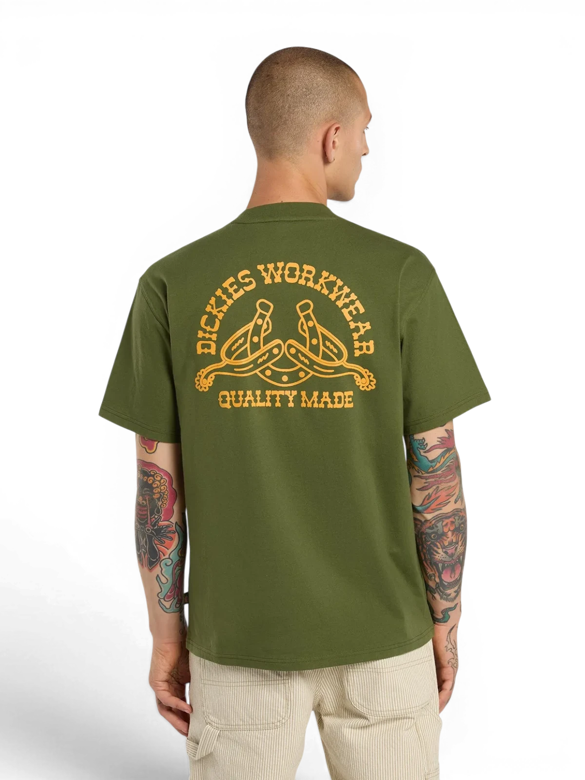 Teeshirts Dickies Bettsville Ss Tee Cypress, vue face arriere portée