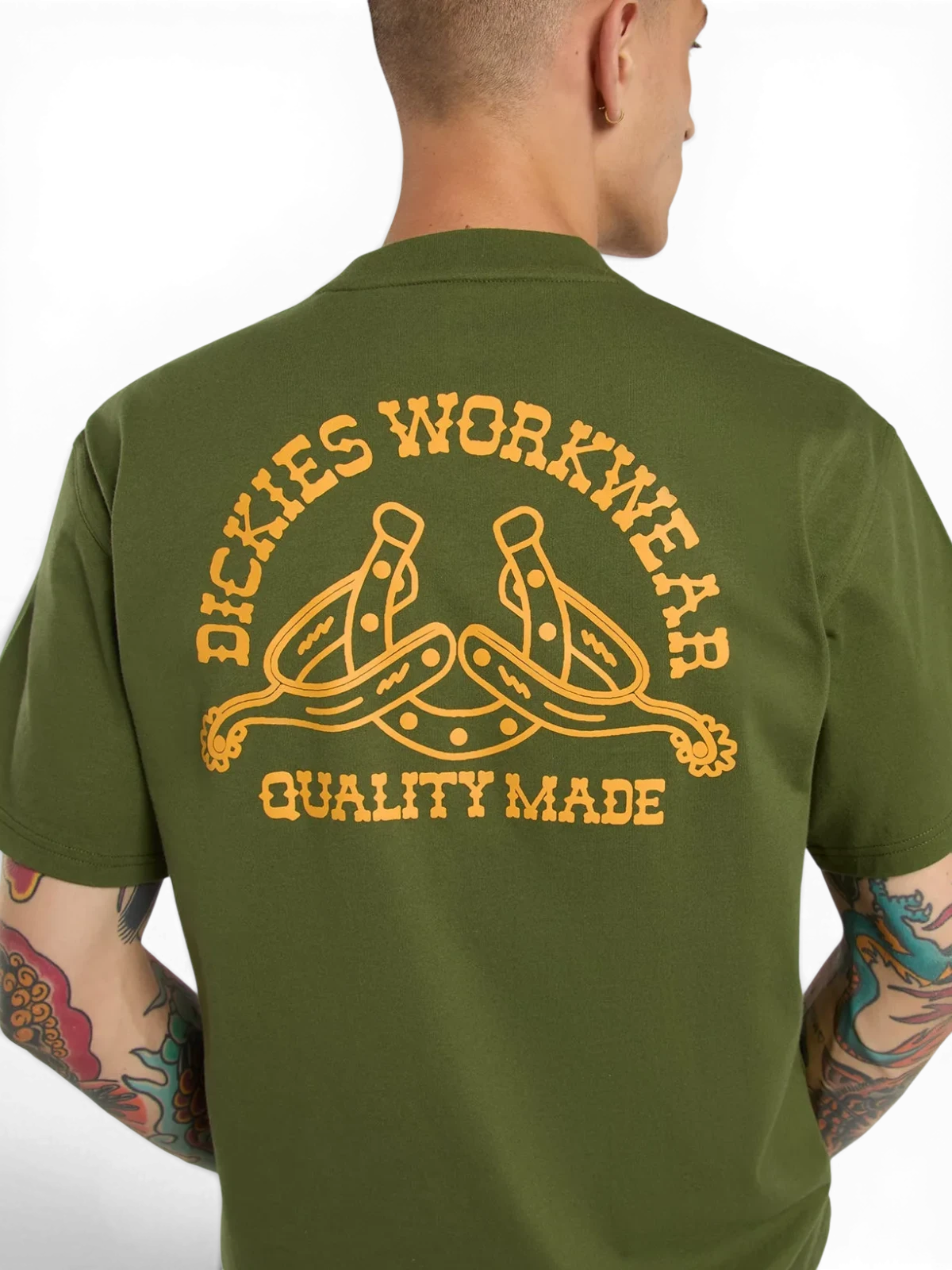 Teeshirts Dickies Bettsville Ss Tee Cypress, vue detail arriere