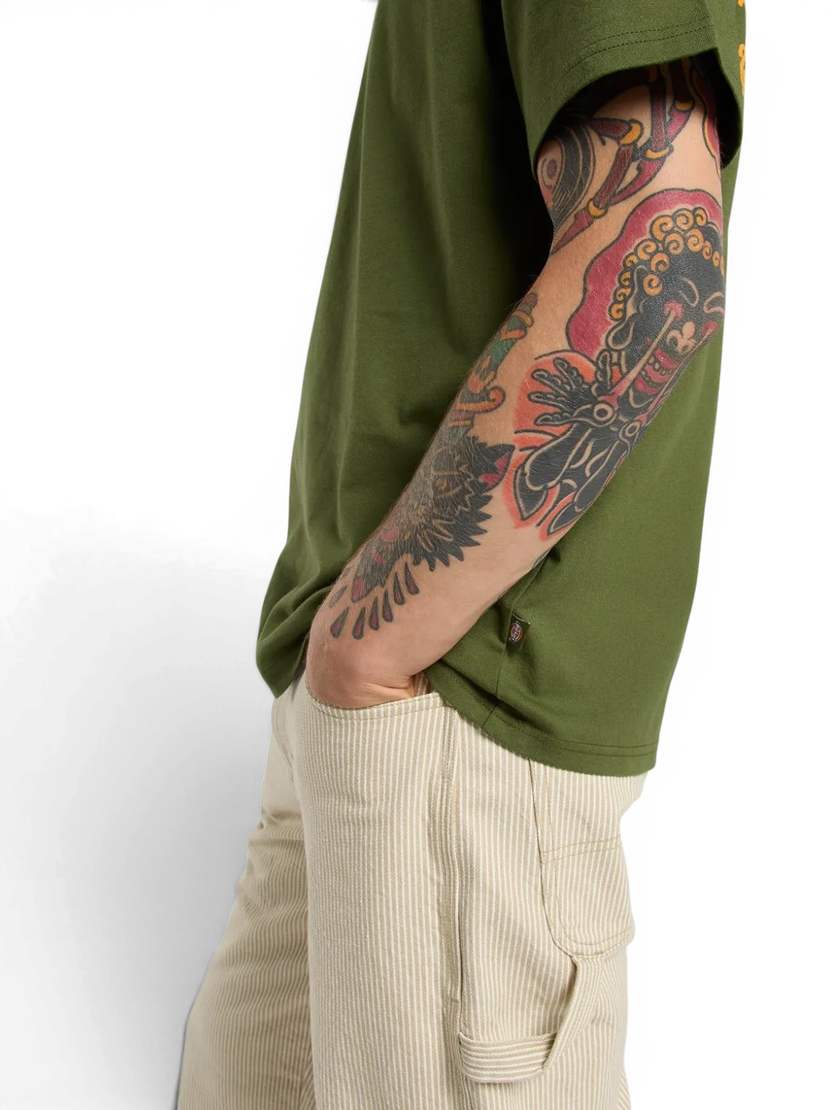 Teeshirts Dickies Bettsville Ss Tee Cypress, vue detail coté