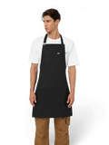 SalopetteDickies Bib Apron Black, vue portée de face