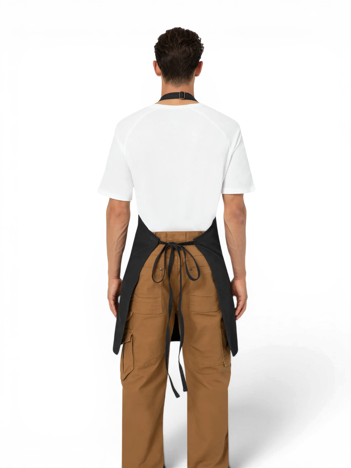 Salopette Dickies Bib Apron Black, vue portée de l’arrière