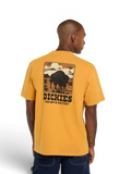 Teeshirts Dickies Darrtown Ss Tee Sunflower, vue face arriere portée