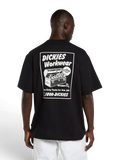 Teeshirts Dickies Dry Ridge Ss Tee Black, vue portée face arrière
