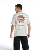 Teeshirts Dickies Dry Ridge Ss Tee Egret, vue eportée de dos