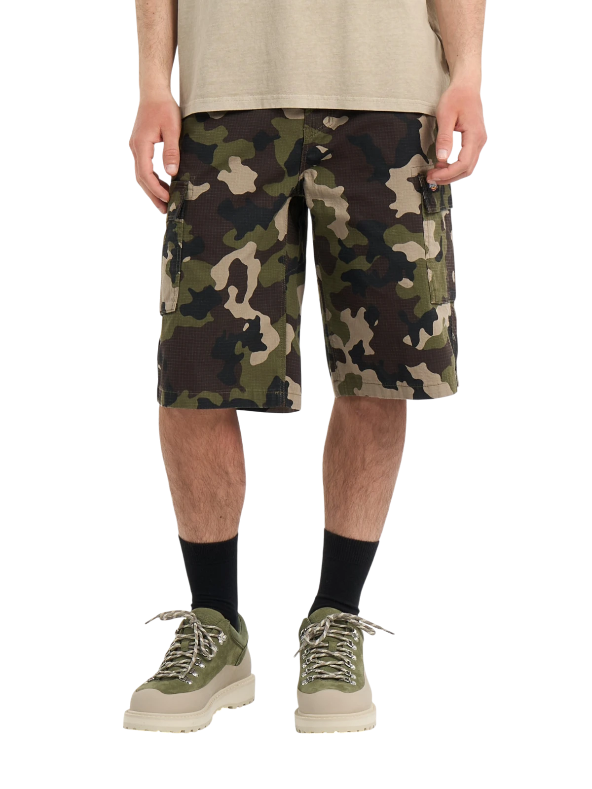 Shorts Dickies Eagle Bend Short Camouflage, vue portée de face