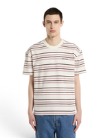 Dickies East Liberty Stripe Tee Egret - Teeshirts