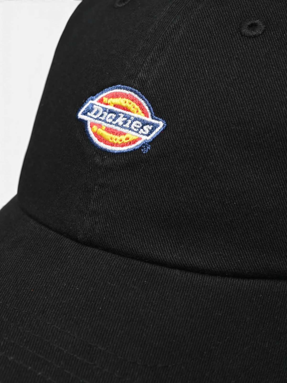 Casquettes Dickies Hardwick Black, vue detail broderie