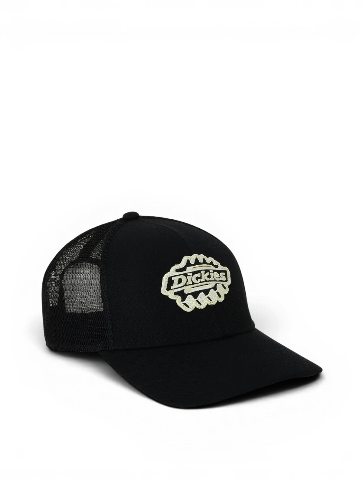Casquettes Dickies Irondale Trucker Cap Black, vue de ¾