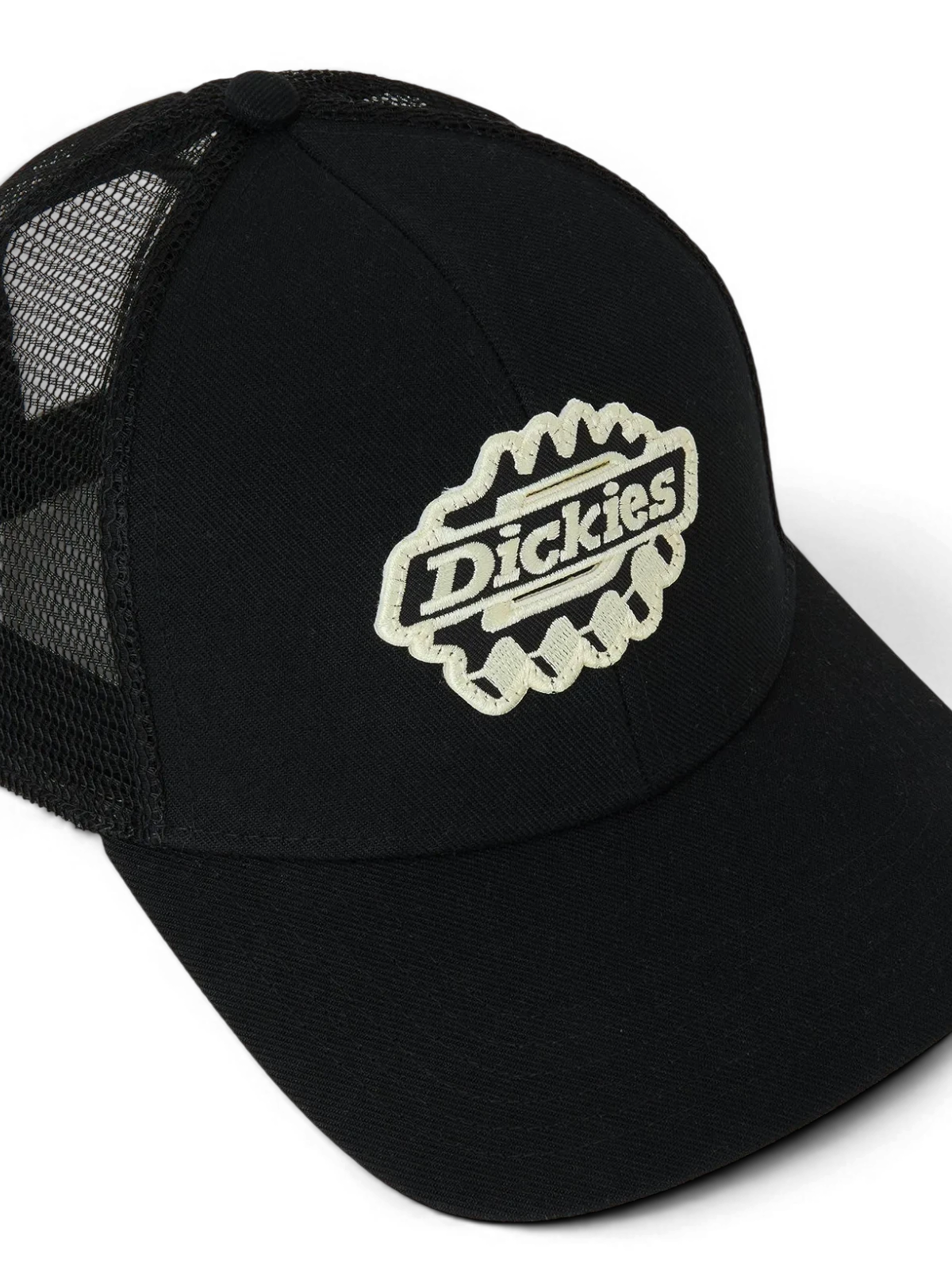 Casquettes Dickies Irondale Trucker Cap Black, vue detail 3/4